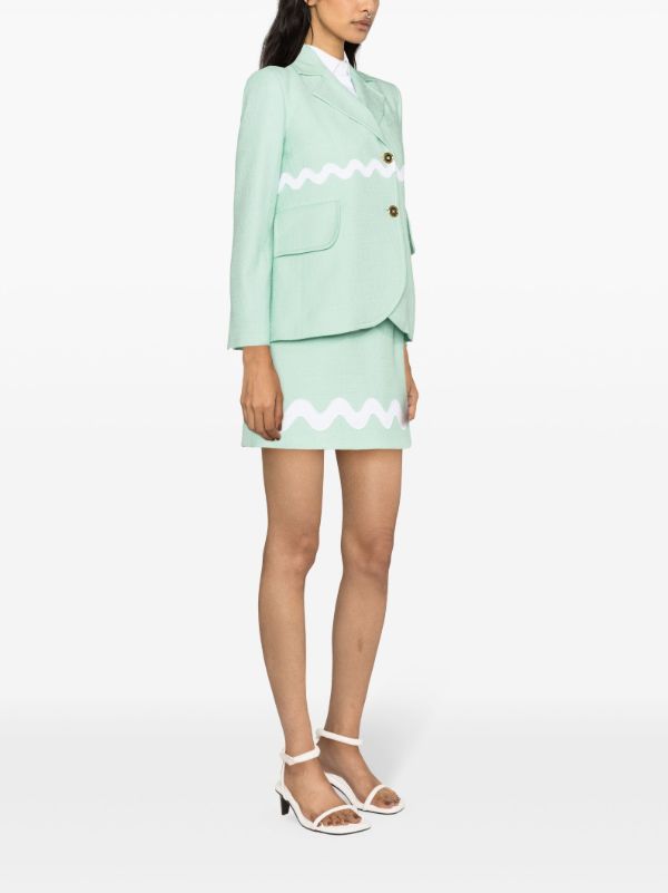 Patou Green Tweed Blazer | Browns Blazers