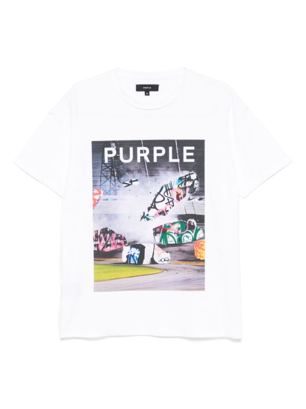 Purple Brand cotton T-shirt | Browns T-Shirts