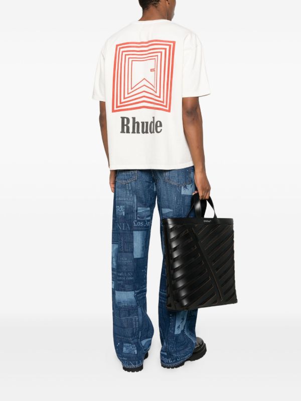 RHUDE Graphic-print T-shirt | Browns T-Shirts