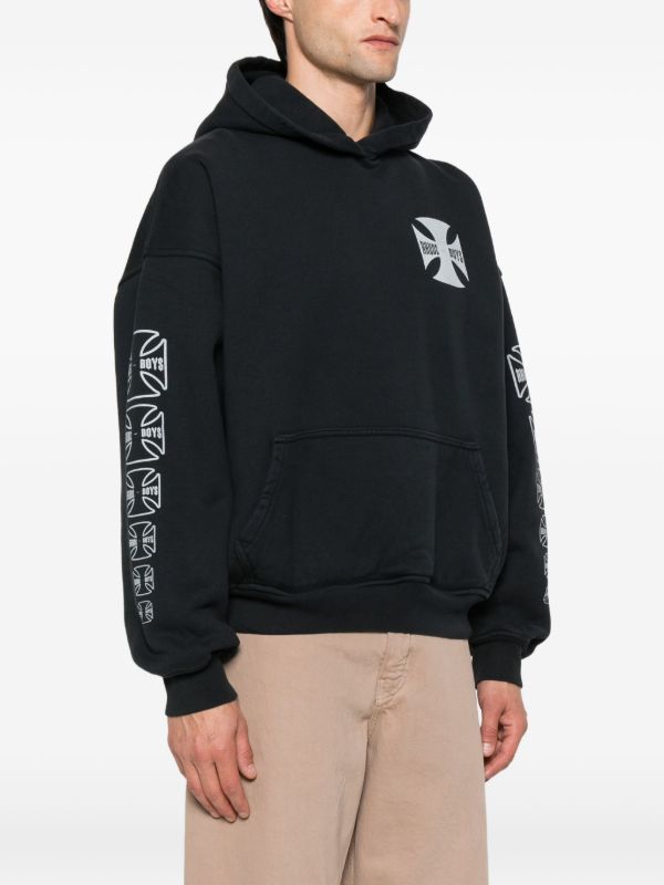 RHUDE Logo-print Hoodie | Browns Hoodies