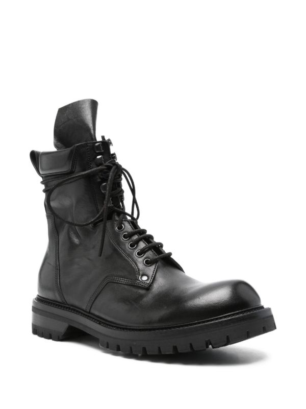 Rick Owens Army Biker Boots | Browns Boots
