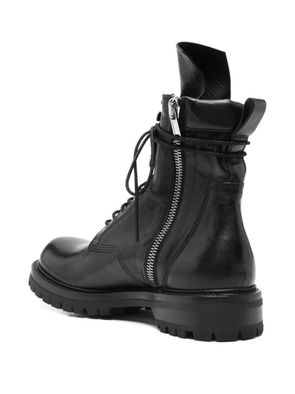 Rick Owens Army Biker Boots | Browns Boots