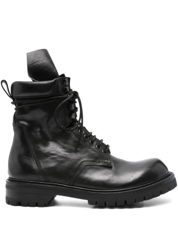 Rick Owens Army biker boots | Browns Boots