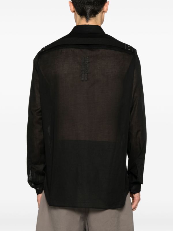 Rick Owens Cotton Shirt | Browns Shirts