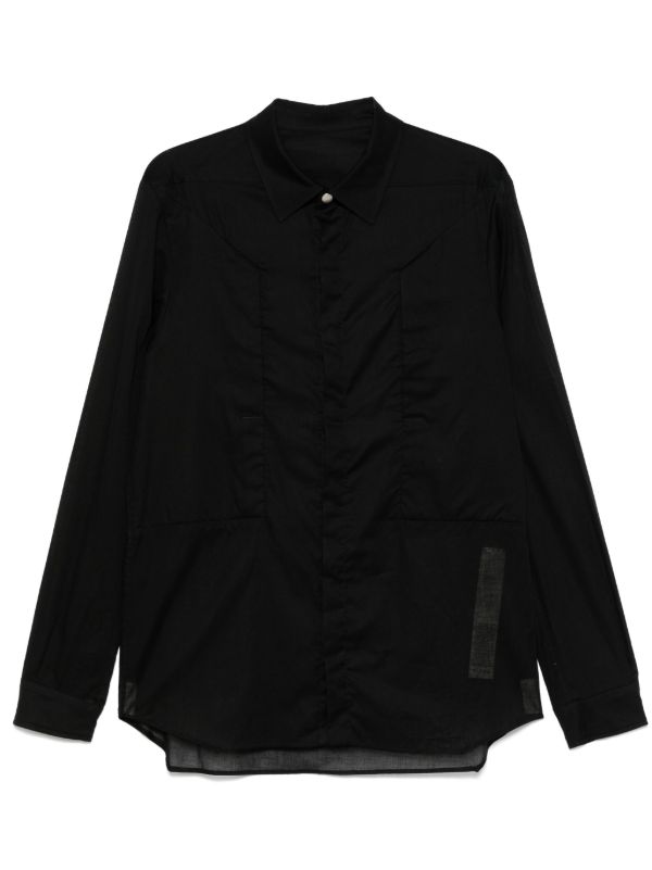 Rick Owens Cotton Shirt | Browns Shirts