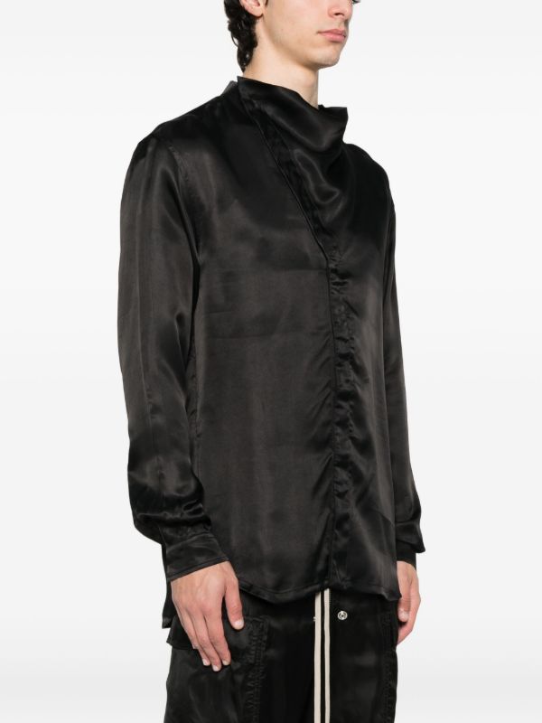 Rick Owens Cowl-neck Shirt | Browns Shirts