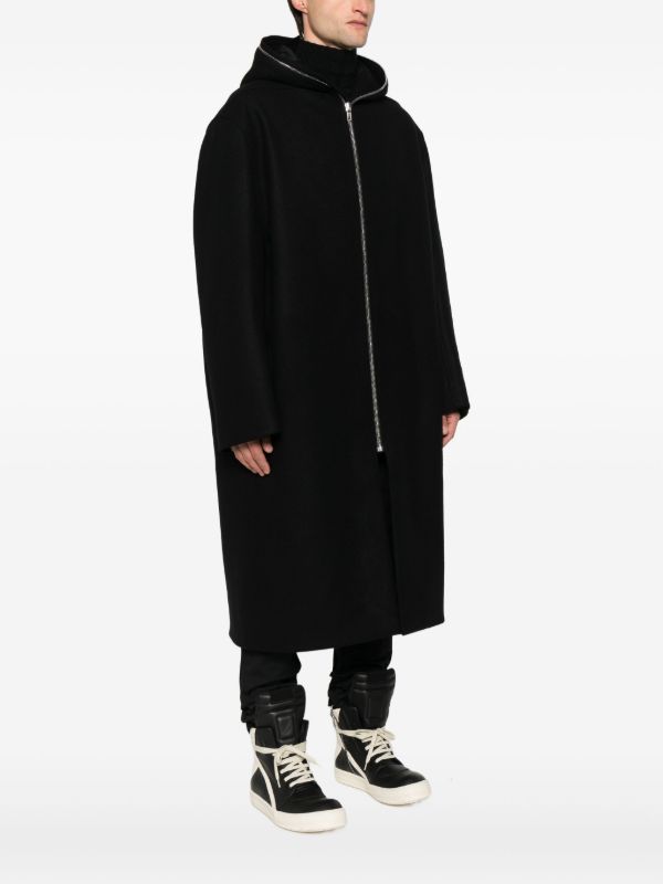 Rick Owens Hooded Raincoat | Browns Raincoats