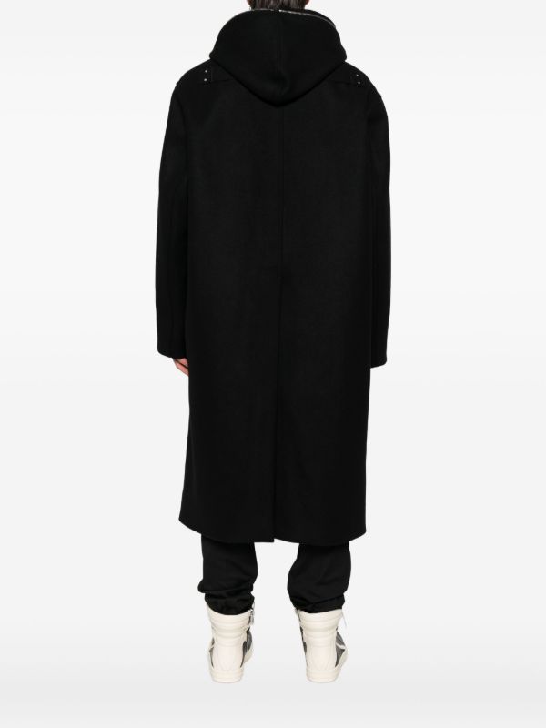 Rick Owens Hooded Raincoat | Browns Raincoats