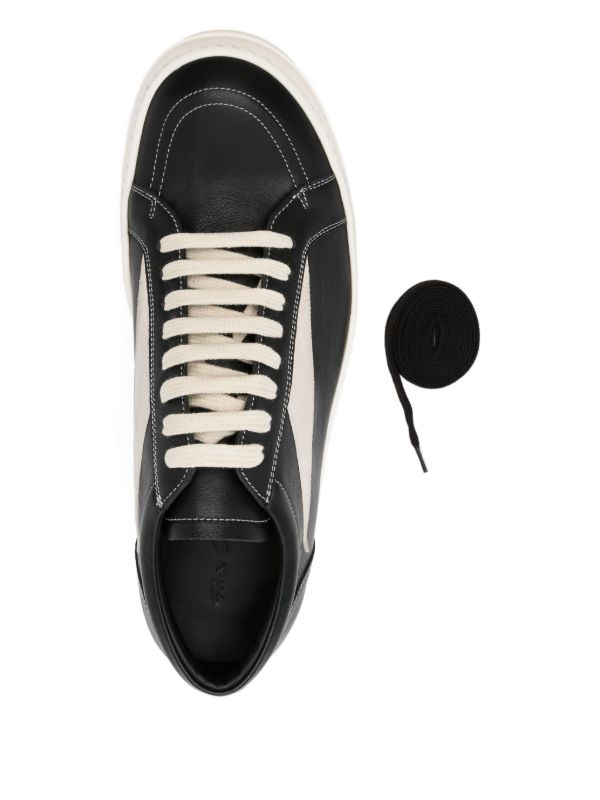 Rick Owens Leather Sneakers | Browns Low-Tops