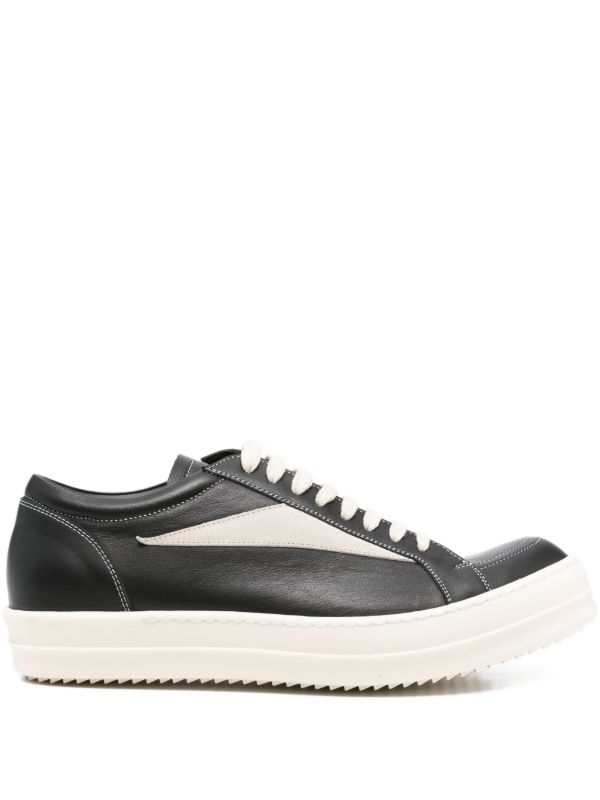 Rick Owens leather sneakers | Browns Low-Tops