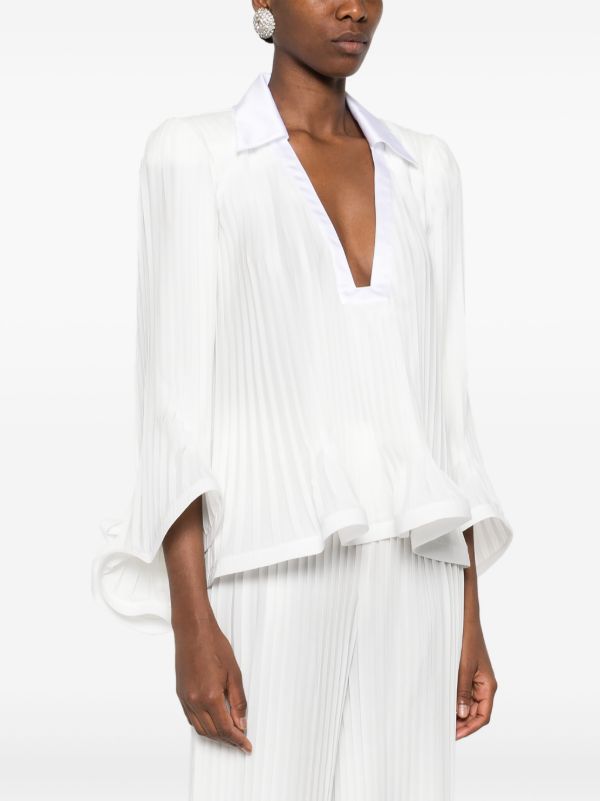 Rowen Rose Pleated Blouse | Browns Blouses