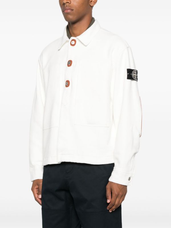 Stone Island Button-fastening Cotton Jacket