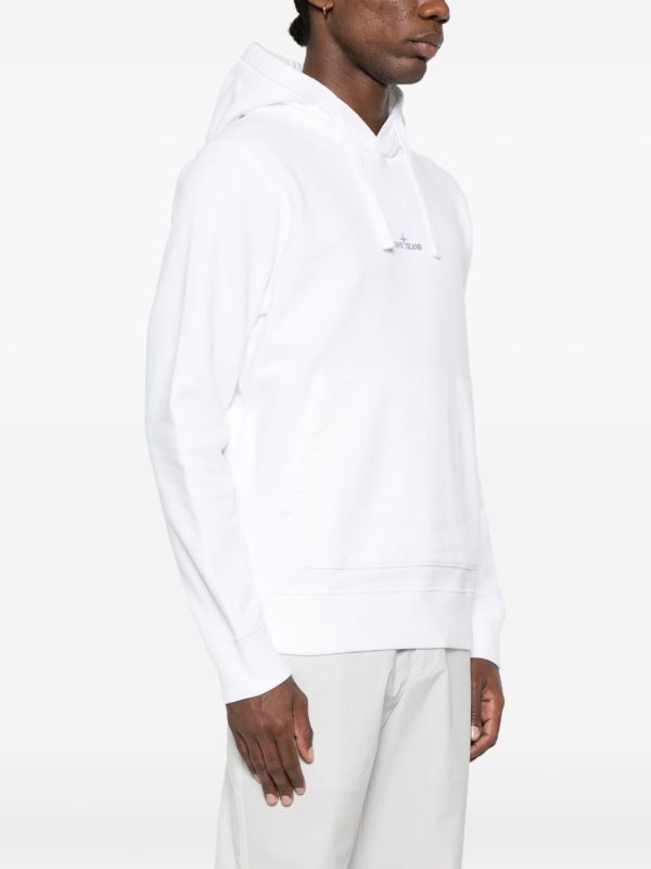 Stone Island Printed Hoodie | Browns Hoodies