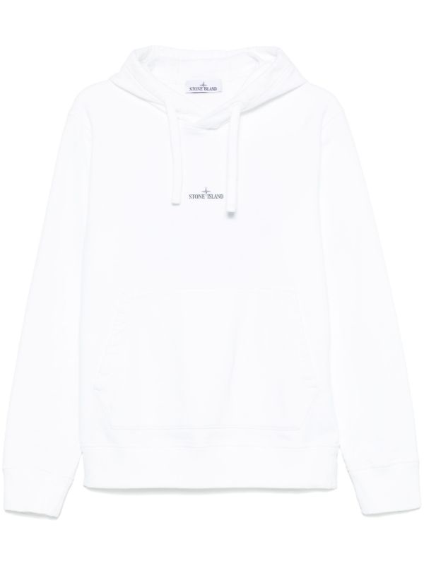 Stone Island Printed Hoodie | Browns Hoodies