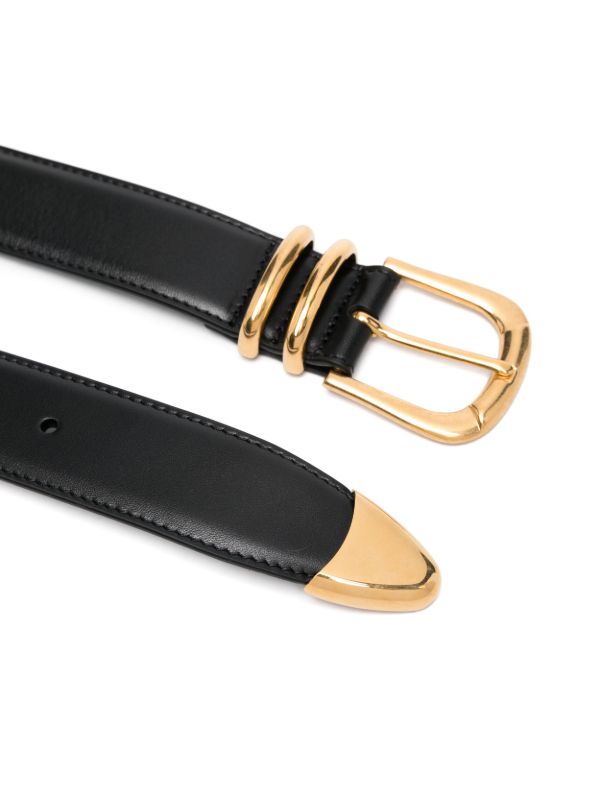 The Row Black Leather Belt | Browns Belts