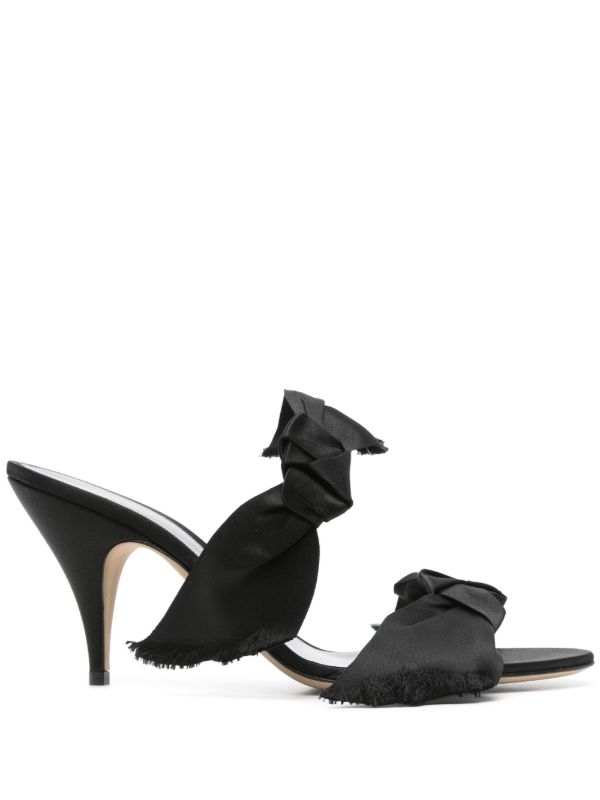 The Row Black Vika Mules | Browns Mules