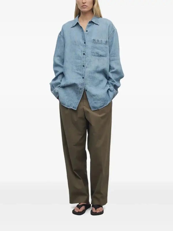 The Row Lilas Trousers | Browns Tapered Pants