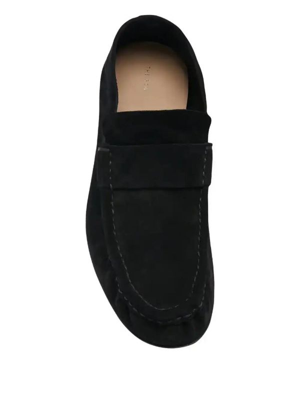 The Row Suede Loafers | Browns Loafers