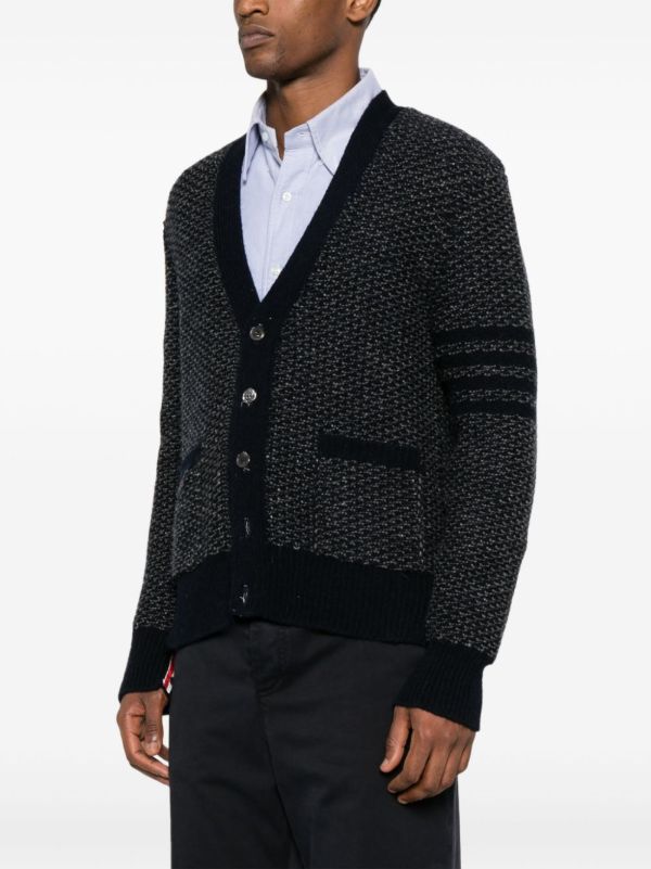Thom Browne 4-Bar Cardigan | Browns Cardigans