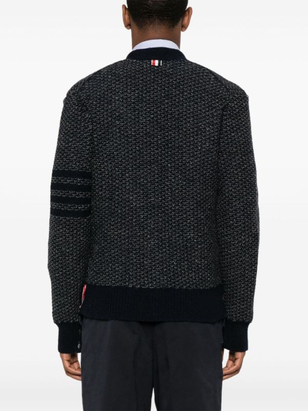Thom Browne 4-Bar Cardigan | Browns Cardigans