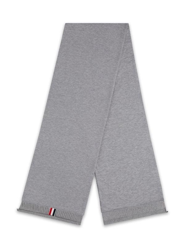 Thom Browne Grey 4-Bar Scarf | Browns Scarves