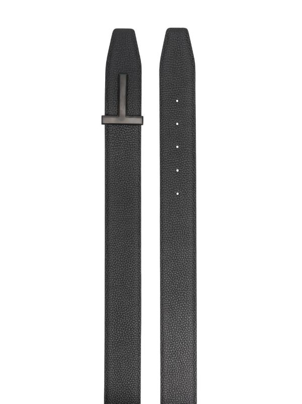 TOM FORD Black T Icon Belt | Browns Belts