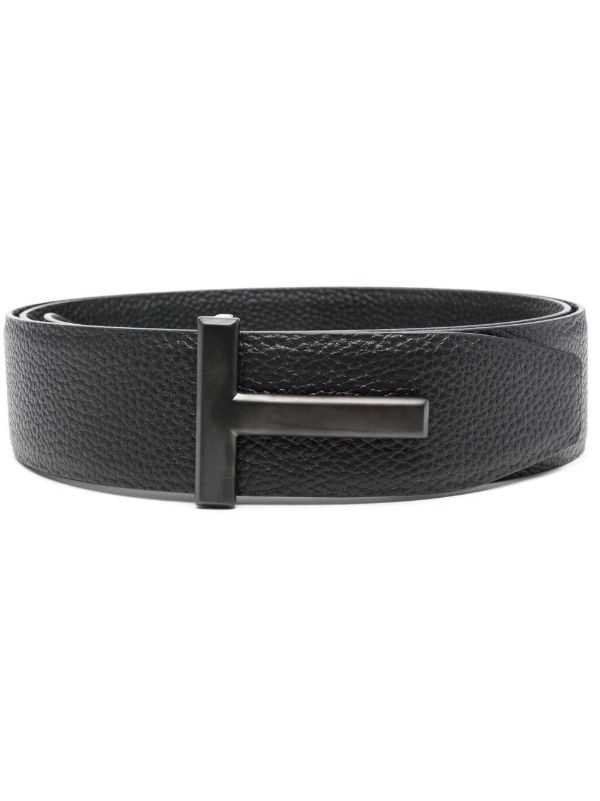 TOM FORD Black T Icon belt | Browns Belts