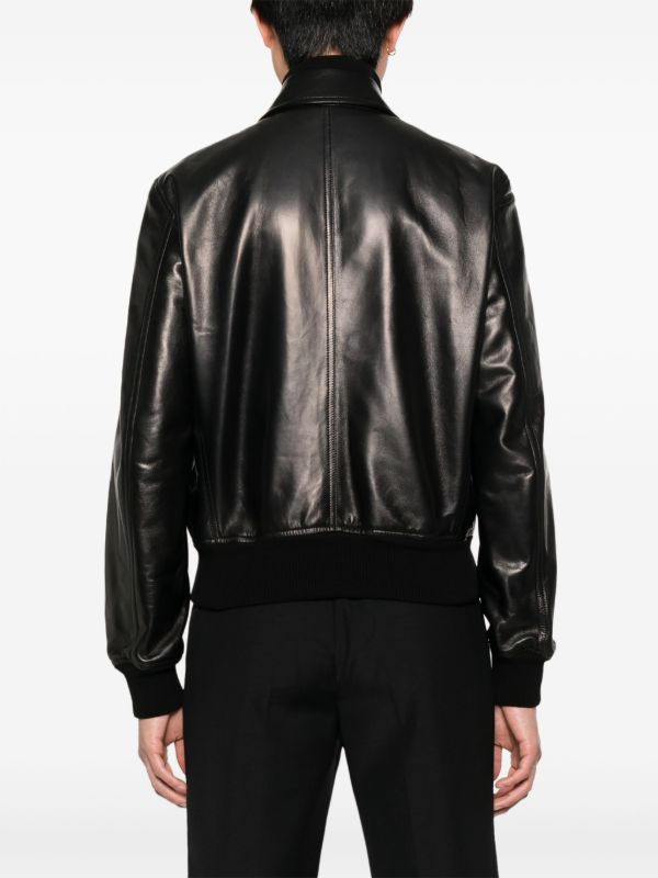 TOM FORD Leather Bomber Jacket