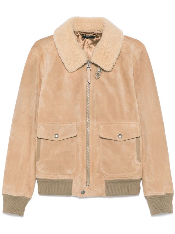 TOM FORD Suede Bomber Jacket