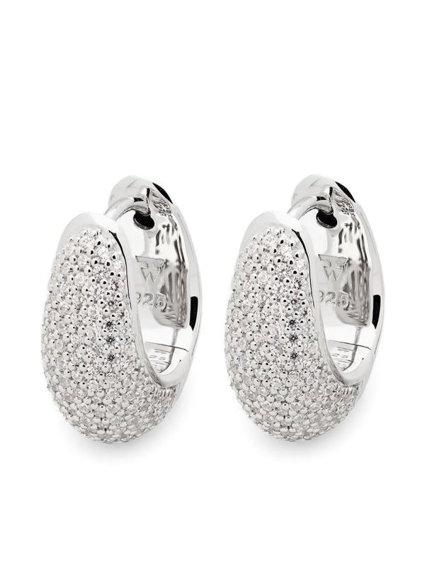 Tom Wood Ice Hoop Earrings | Browns Earrings