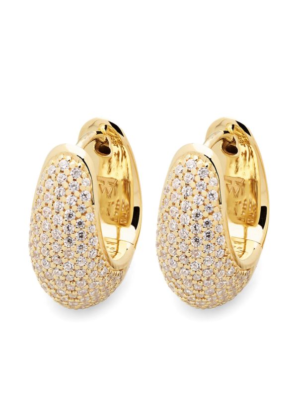 Tom Wood Ice Hoop Earrings | Browns Earrings