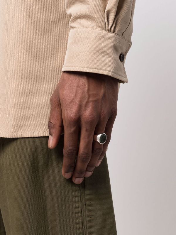 Tom Wood Oval Marble Ring | Browns Rings