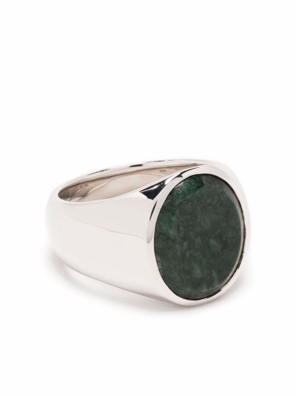 Tom Wood oval marble ring | Browns Rings