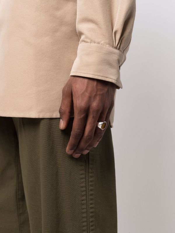 Tom Wood Oval Tiger Eye Ring | Browns Rings