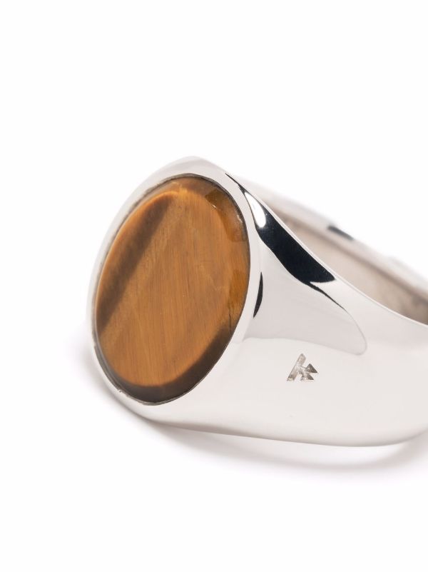 Tom Wood Oval Tiger Eye Ring | Browns Rings