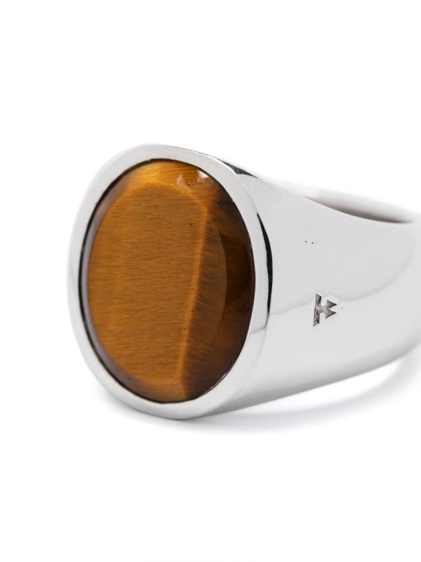 Tom Wood Oval Tiger Eye Ring | Browns Rings