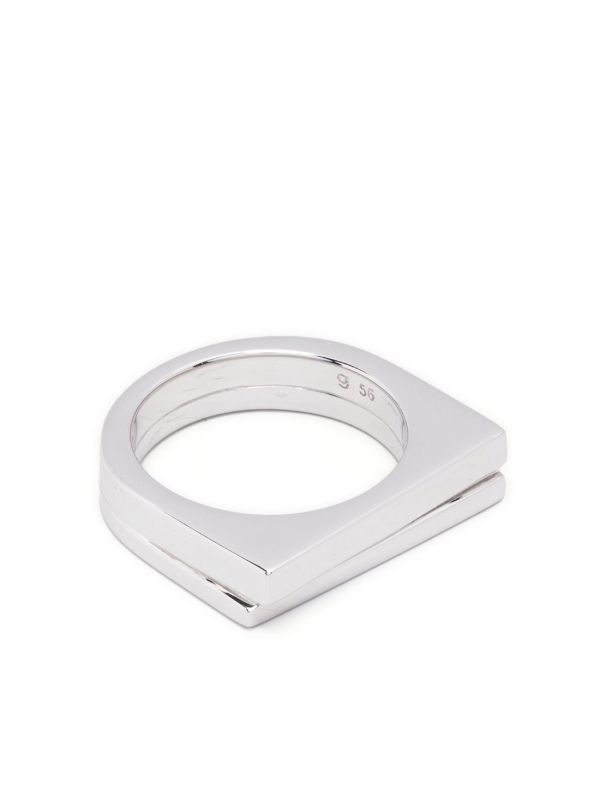 Tom Wood Step L layered ring | Browns Rings