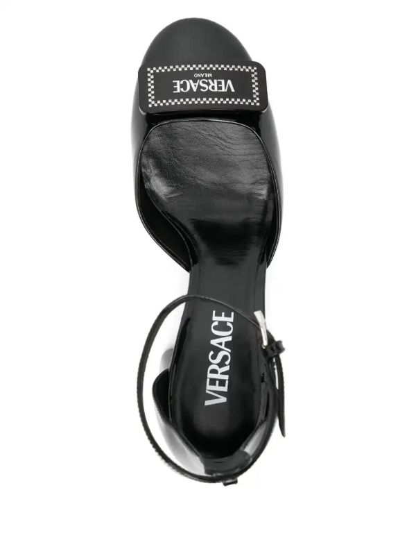 Versace 80mm Leather Pumps | Browns Pumps