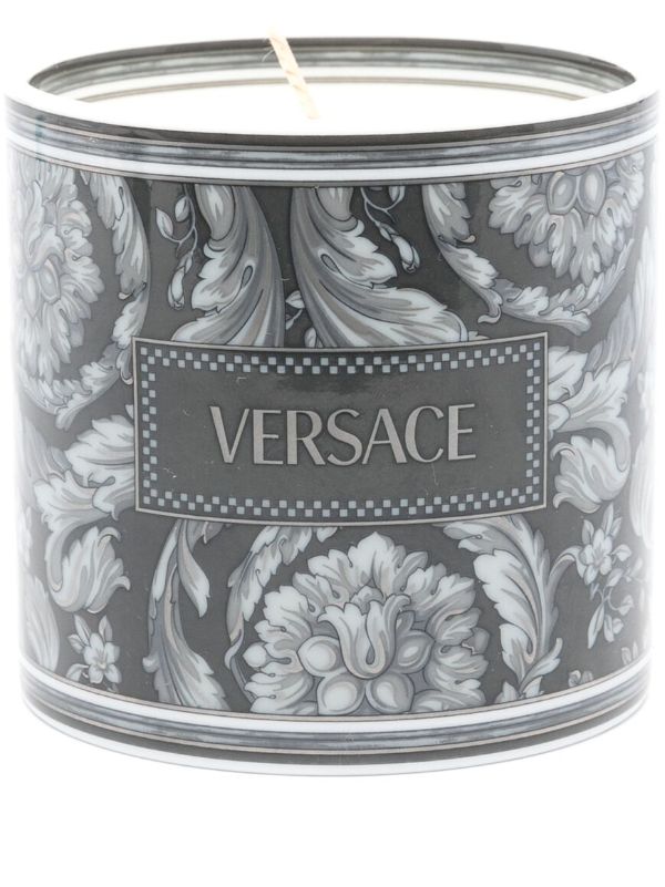 Versace Barocco-print candle | Browns Candles