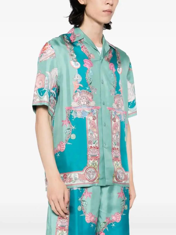 Versace Coral Theatre Shirt | Browns Shirts