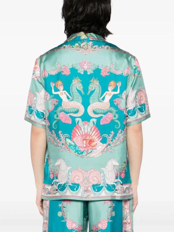 Versace Coral Theatre Shirt | Browns Shirts