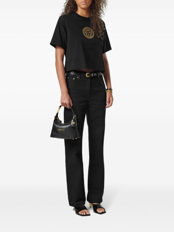 Versace Tag Tote Bag | Browns Tote Bags