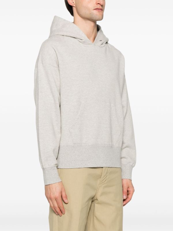 Visvim Grey Cotton Hoodie | Browns Hoodies