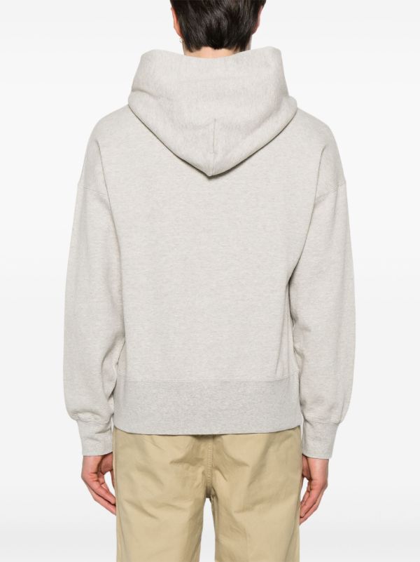 Visvim Grey Cotton Hoodie | Browns Hoodies
