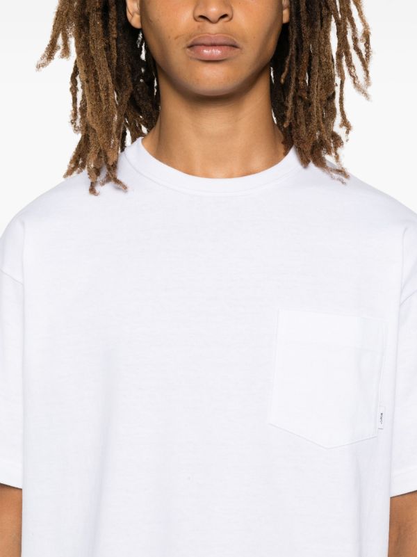 WTAPS White Cotton T-Shirt | Browns T-Shirts