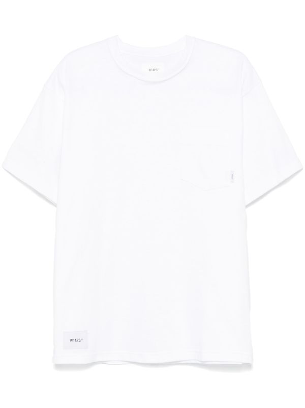 WTAPS White Cotton T-Shirt | Browns T-Shirts