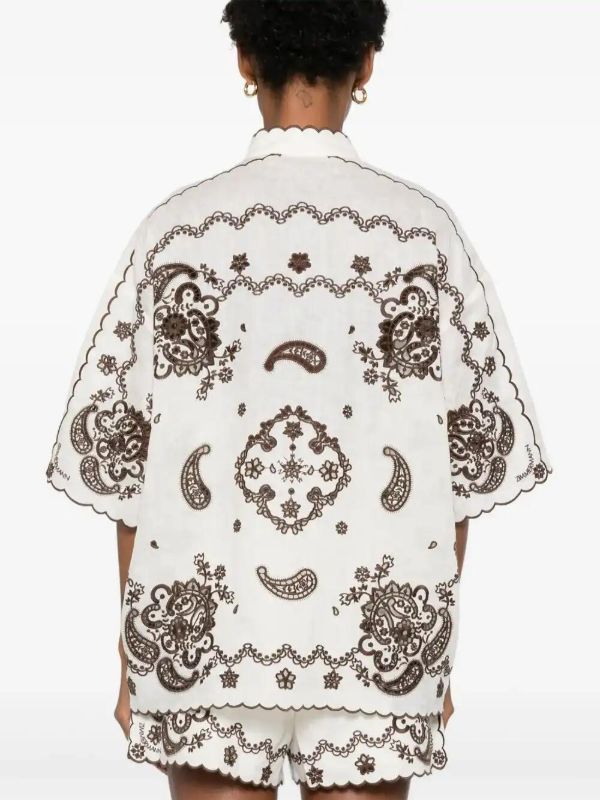 ZIMMERMANN Ascension Shirt | Browns Shirts