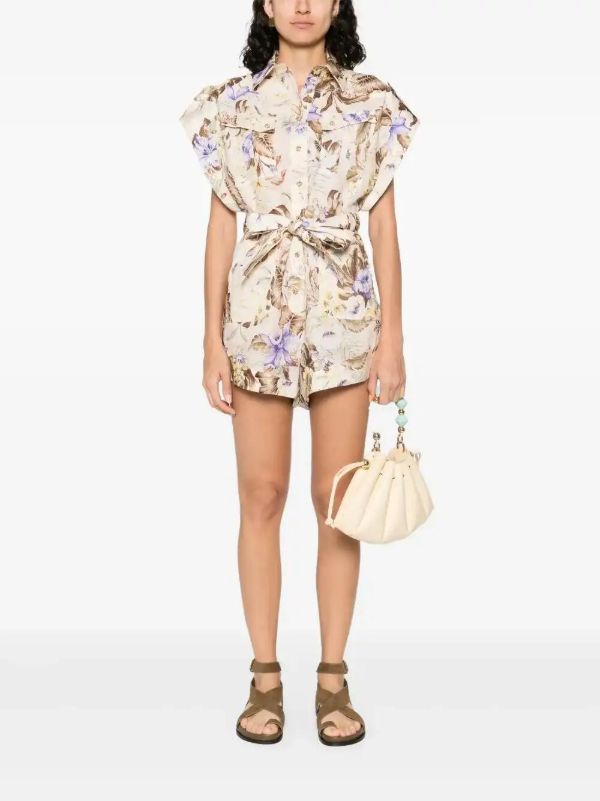 ZIMMERMANN Coco Playsuit | Browns Playsuits
