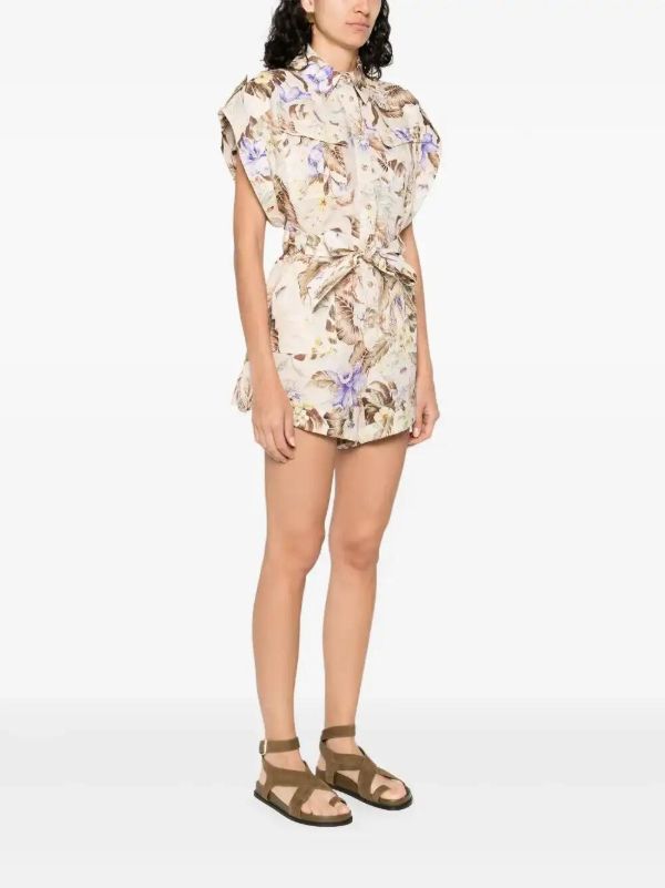 ZIMMERMANN Coco Playsuit | Browns Playsuits