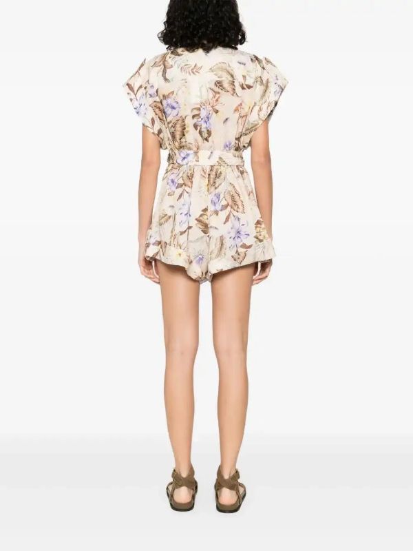 ZIMMERMANN Coco Playsuit | Browns Playsuits